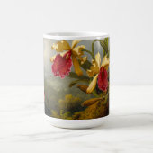 Orchideen und Hummingbird Heade Kaffeetasse (Mittel)