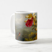 Orchideen und Hummingbird Heade Kaffeetasse (Vorderseite Links)
