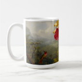 Orchideen und Hummingbird Heade Kaffeetasse (Links)