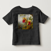 Orchideen und Hummingbird Heade Kleinkind T-shirt (Vorderseite)
