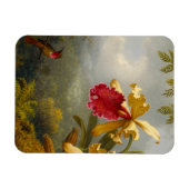 Orchideen und Hummingbird Heade Magnet (Horizontal)