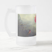 Orchideen und Hummingbird Heade Mattglas Bierglas (Links)