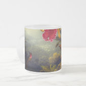 Orchideen und Hummingbird Heade Mattglastasse (Vorderseite Links)