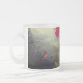 Orchideen und Hummingbird Heade Mattglastasse (Links)