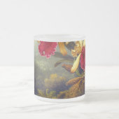 Orchideen und Hummingbird Heade Mattglastasse (Mittel)