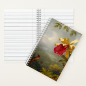 Orchideen und Hummingbird Heade Notizblock (Innen)