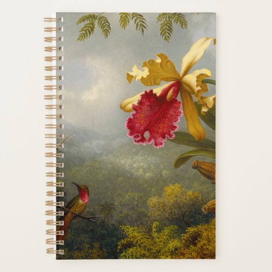 Orchideen und Hummingbird Heade Planer (Vorderseite)