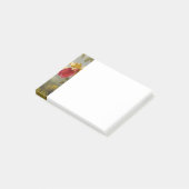 Orchideen und Hummingbird Heade Post-it Klebezettel (angewinkelt)