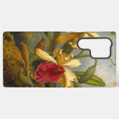 Orchideen und Hummingbird Heade Samsung Galaxy Hülle (Rückseite (Horizontal))