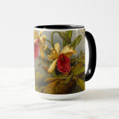 Orchideen und Hummingbird Heade Tasse (VorderseiteRechts)