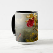 Orchideen und Hummingbird Heade Tasse (Vorderseite Links)