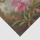Orchideen und Hummingvögel von Martin Johnson Head Seidenpapier (Ausschnitt)