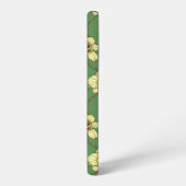 Orchideen und Ketten, gelb und kelgrün Samsung Galaxy Hülle (Linke Seite)