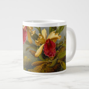 Orchideen und Kolibri Heade Jumbo-Tasse