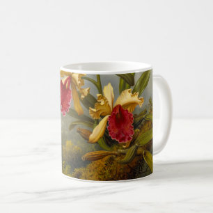 Orchideen und Kolibri Heade Kaffeetasse