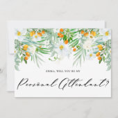 Orchideen und Kumquats sind meine persönliche Aufm Einladung (Vorderseite)