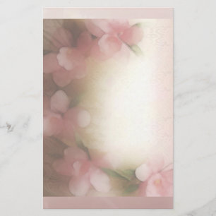 Orchideen und schnüren sich 1 Dunkelheit Briefpapier