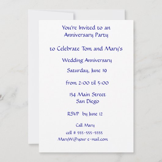 Orchideen und Wasserfarben Einladung (Rückseite)