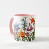 Orchideen verzaubern - botanische Illustration - T Tasse (Vorderseite Links)