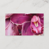 Orchideen Visitenkarte (Rückseite)