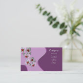 Orchideen Visitenkarte (Stehend Vorderseite)