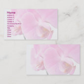 Orchideen Visitenkarte (Vorne/Hinten)