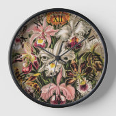 Orchideen von Ernst Haeckel Uhr (Vorderseite)