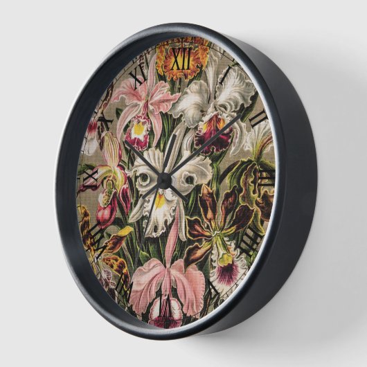 Orchideen von Ernst Haeckel Uhr (Winkel)