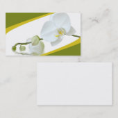 Orchideen-Wellness-Center Visitenkarte (Vorne/Hinten)