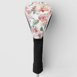 Orchideen-Wiesen-Aquarell-Blumen-Schamhaftes-Botan Golf Headcover