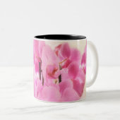 Orchideen Zweifarbige Tasse (VorderseiteRechts)