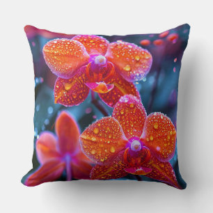 Orchideenblumen Kissen