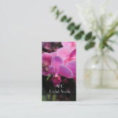 Orchideenblumengesellschaft Visitenkarte (Stehend Vorderseite)