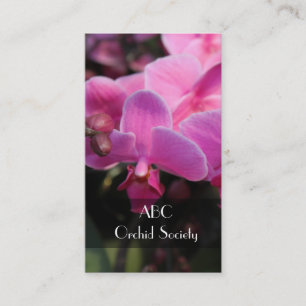 Orchideenblumengesellschaft Visitenkarte
