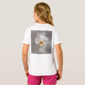 Orchideenblüte T-Shirt (Schwarz voll)