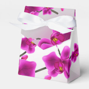 Orchideenblüten Elegantes Florales Hochzeitsgesche Geschenkschachtel