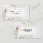 Orchideendesigner Beruflich Visitenkarte (Vorne/Hinten)