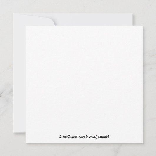 Orchideeneinladung Einladung (Rückseite)