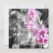 Orchideeneinladung Einladung (Vorderseite)