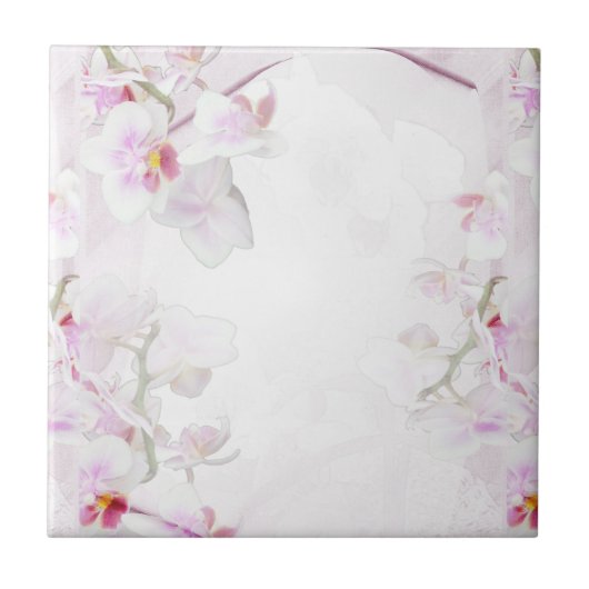 Orchideenfliese Fliese (Vorderseite)