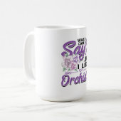 Orchideengärtnerei Kaffeetasse (Vorderseite Links)