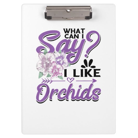 Orchideengärtnerei Klemmbrett (Vorderseite)