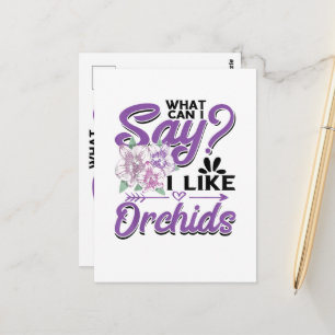 Orchideengärtnerei Postkarte