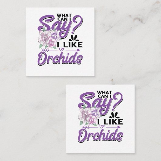 Orchideengärtnerei Treuekarte (Vorne/Hinten)