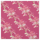 Orchideengewebe aus rotem Kunstmuster Stoff (Muster)