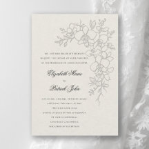 Orchideenglanz Formale Traditionelle Ecru-Hochzeit