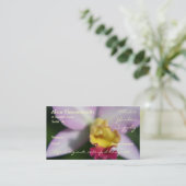 Orchideenkarten Visitenkarte (Stehend Vorderseite)