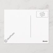 Orchideenlächeln Postkarte (Rückseite)