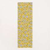 Orchideenmuster Yogamatte (Vorderseite)