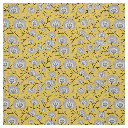 Orchideensenfmuster Stoff (Muster)